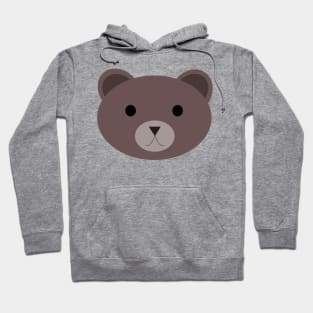 Cute bear face. Hoodie